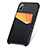 Funda Lujo Cuero Carcasa L05 para Apple iPhone X Negro