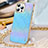 Funda Lujo Cuero Carcasa LD4 para Apple iPhone 13 Pro Max