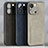 Funda Lujo Cuero Carcasa LS1 para Apple iPhone 13 Pro Max