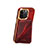 Funda Lujo Cuero Carcasa MT2 para Apple iPhone 14 Pro Max