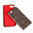 Funda Lujo Cuero Carcasa para Apple iPhone 7 Marron