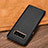 Funda Lujo Cuero Carcasa para Samsung Galaxy Note 8 Duos N950F Negro
