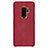 Funda Lujo Cuero Carcasa para Samsung Galaxy S9 Plus Rojo