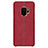 Funda Lujo Cuero Carcasa para Samsung Galaxy S9 Rojo