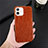 Funda Lujo Cuero Carcasa R03 para Apple iPhone 12 Mini