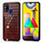 Funda Lujo Cuero Carcasa S01D para Samsung Galaxy M21s