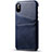 Funda Lujo Cuero Carcasa S06 para Apple iPhone Xs