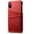 Funda Lujo Cuero Carcasa S06 para Apple iPhone Xs