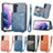 Funda Lujo Cuero Carcasa S08D para Samsung Galaxy S21 5G