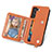 Funda Lujo Cuero Carcasa S08D para Samsung Galaxy S21 5G