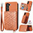 Funda Lujo Cuero Carcasa S08D para Samsung Galaxy S21 5G