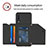 Funda Lujo Cuero Carcasa Y03B para Samsung Galaxy A70