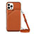 Funda Lujo Cuero Carcasa Y04B para Apple iPhone 13 Pro Max