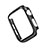 Funda Lujo Fibra de Carbon Carcasa Twill para Apple iWatch 5 44mm Negro