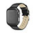 Funda Lujo Fibra de Carbon Carcasa Twill para Apple iWatch 5 44mm Negro