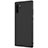 Funda Lujo Fibra de Carbon Carcasa Twill para Samsung Galaxy Note 10 Plus Negro