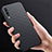 Funda Lujo Fibra de Carbon Carcasa Twill T01 para Samsung Galaxy A70S Negro