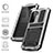 Funda Lujo Marco de Aluminio Carcasa 360 Grados para Samsung Galaxy S21 Plus 5G