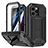 Funda Lujo Marco de Aluminio Carcasa 360 Grados RJ2 para Apple iPhone 13 Pro