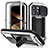 Funda Lujo Marco de Aluminio Carcasa 360 Grados RJ3 para Apple iPhone 13 Pro Max