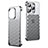 Funda Lujo Marco de Aluminio Carcasa QC1 para Apple iPhone 13 Pro Max