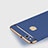 Funda Lujo Marco de Aluminio con Anillo de dedo Soporte para Huawei P10 Lite Azul