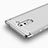 Funda Lujo Marco de Aluminio para Huawei GR5 (2017) Plata