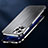 Funda Lujo Marco de Aluminio y Silicona Carcasa Bumper AT1 para Apple iPhone 13