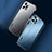 Funda Lujo Marco de Aluminio y Silicona Carcasa Bumper AT1 para Apple iPhone 14 Pro Max
