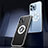 Funda Lujo Marco de Aluminio y Silicona Carcasa Bumper con Mag-Safe Magnetic JL4 para Apple iPhone 13 Pro Max