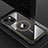 Funda Lujo Marco de Aluminio y Silicona Carcasa Bumper con Mag-Safe Magnetic QC1 para Apple iPhone 13