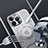Funda Lujo Marco de Aluminio y Silicona Carcasa Bumper con Mag-Safe Magnetic TX1 para Apple iPhone 14
