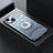 Funda Lujo Marco de Aluminio y Silicona Carcasa Bumper con Mag-Safe Magnetic TX1 para Apple iPhone 14 Plus
