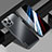 Funda Lujo Marco de Aluminio y Silicona Carcasa Bumper JL1 para Apple iPhone 13 Pro