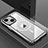 Funda Lujo Marco de Aluminio y Silicona Carcasa Bumper QC1 para Apple iPhone 14