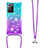 Funda Silicona Carcasa Goma Bling-Bling con Acollador Cordon Lanyard S01 para Samsung Galaxy Note 20 Ultra 5G