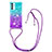 Funda Silicona Carcasa Goma Bling-Bling con Acollador Cordon Lanyard S01 para Samsung Galaxy Quantum2 5G