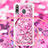 Funda Silicona Carcasa Goma Bling-Bling con Acollador Cordon Lanyard S02 para Samsung Galaxy A40s