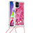 Funda Silicona Carcasa Goma Bling-Bling con Acollador Cordon Lanyard S02 para Samsung Galaxy M51