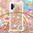 Funda Silicona Carcasa Goma Bling-Bling con Acollador Cordon Lanyard S03 para Samsung Galaxy Note 10 Plus 5G