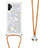 Funda Silicona Carcasa Goma Bling-Bling con Acollador Cordon Lanyard S03 para Samsung Galaxy Note 10 Plus 5G