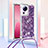 Funda Silicona Carcasa Goma Bling-Bling con Acollador Cordon Lanyard S03 para Xiaomi Mi 13 Lite 5G