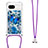 Funda Silicona Carcasa Goma Bling-Bling con Acollador Cordon Lanyard YB2 para Google Pixel 8a 5G