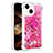 Funda Silicona Carcasa Goma Bling-Bling con Anillo de dedo Soporte S01 para Apple iPhone 14 Plus