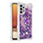 Funda Silicona Carcasa Goma Bling-Bling con Anillo de dedo Soporte S01 para Samsung Galaxy M32 5G