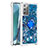 Funda Silicona Carcasa Goma Bling-Bling con Anillo de dedo Soporte S01 para Samsung Galaxy Note 20 5G