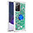 Funda Silicona Carcasa Goma Bling-Bling con Anillo de dedo Soporte S01 para Samsung Galaxy Note 20 Ultra 5G