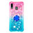 Funda Silicona Carcasa Goma Bling-Bling con Anillo de dedo Soporte S02 para Samsung Galaxy A30