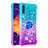 Funda Silicona Carcasa Goma Bling-Bling con Anillo de dedo Soporte S02 para Samsung Galaxy A30S