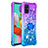 Funda Silicona Carcasa Goma Bling-Bling con Anillo de dedo Soporte S02 para Samsung Galaxy A51 4G